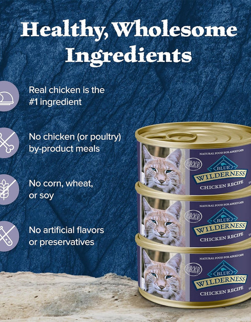 Load image into Gallery viewer, Wilderness High Protein Grain Free, Natural Adult Pate Wet Cat Food
