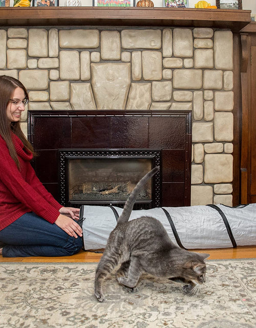 Load image into Gallery viewer, Cat Tunnel for Indoor Cats Collapsible Pop-Up Pet Tube Peek Hole Hideaway Play Toys for Cats with Ball
