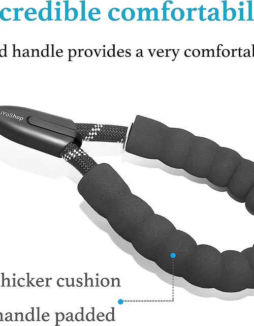 Load image into Gallery viewer, Dual Dog Leash, Double Dog Leash, 360 Swivel No Tangle Walking Leash, Shock Absorbing Bungee for Two Dogs, Black, Large (25-150 Lbs)
