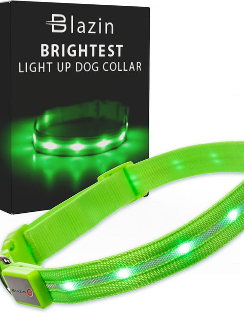Load image into Gallery viewer, ' Safety LED Dog Collar – USB Rechargeable with Water Resistant Flashing Light
